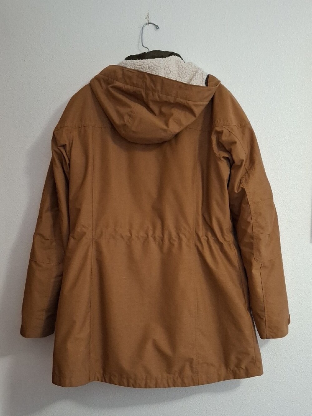 Columbia Carson Pass Interchange Tan/ Brown Hooded Coat Size L, 2 in 1 - Picture 4 of 7